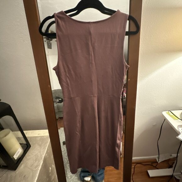 Express Women’s Twist Front Sleeveless Dress Plum Mauve Summer Size S - Picture 3 of 9
